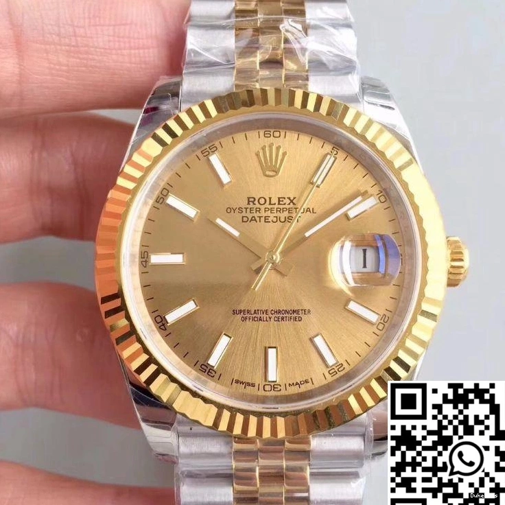 Rolex Datejust Factory Gold Dial 116333 EW Yellow II 41MM 1115